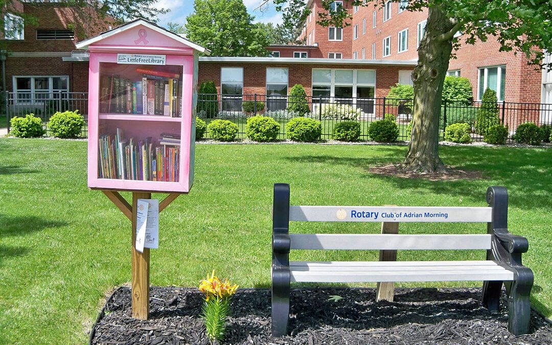 Little Free Library Added to Center Entrance